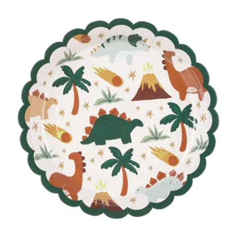 6 ASSIETTES DINOSAURE