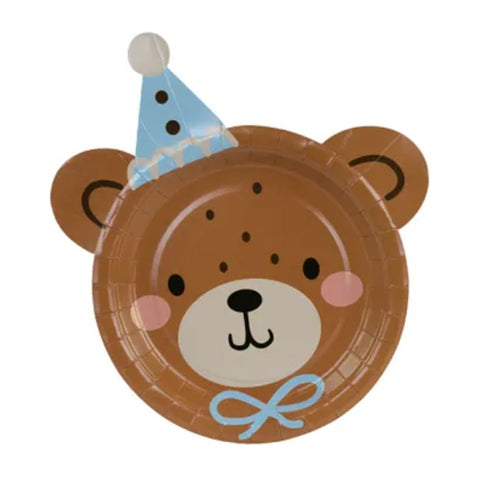 6 ASSIETTES OURSON