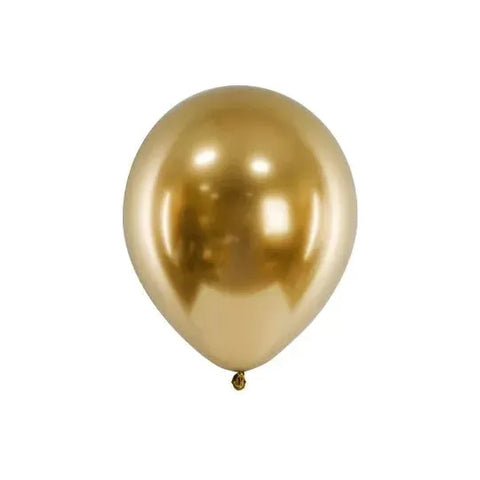 50 BALLONS DORES METALLISES 30CM