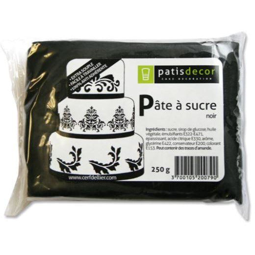 i78 Silikomart - Pâte à sucre noire - 250g – Marie Patiss' LA BOUTIQUE