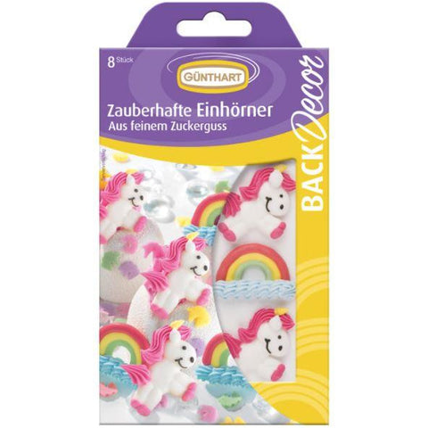 DECORS EN SUCRE LICORNE