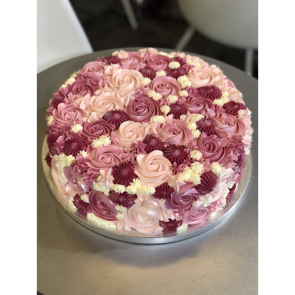 ROSETTE CAKE ROSE - L'Atelier des Gâteaux