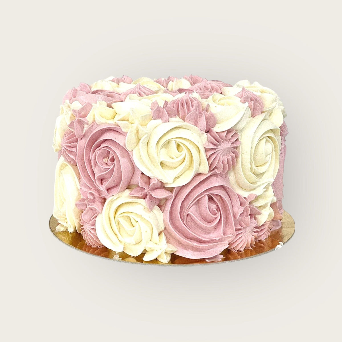 ROSETTE CAKE ROSE & BLANC atelierdesgateaux.com 