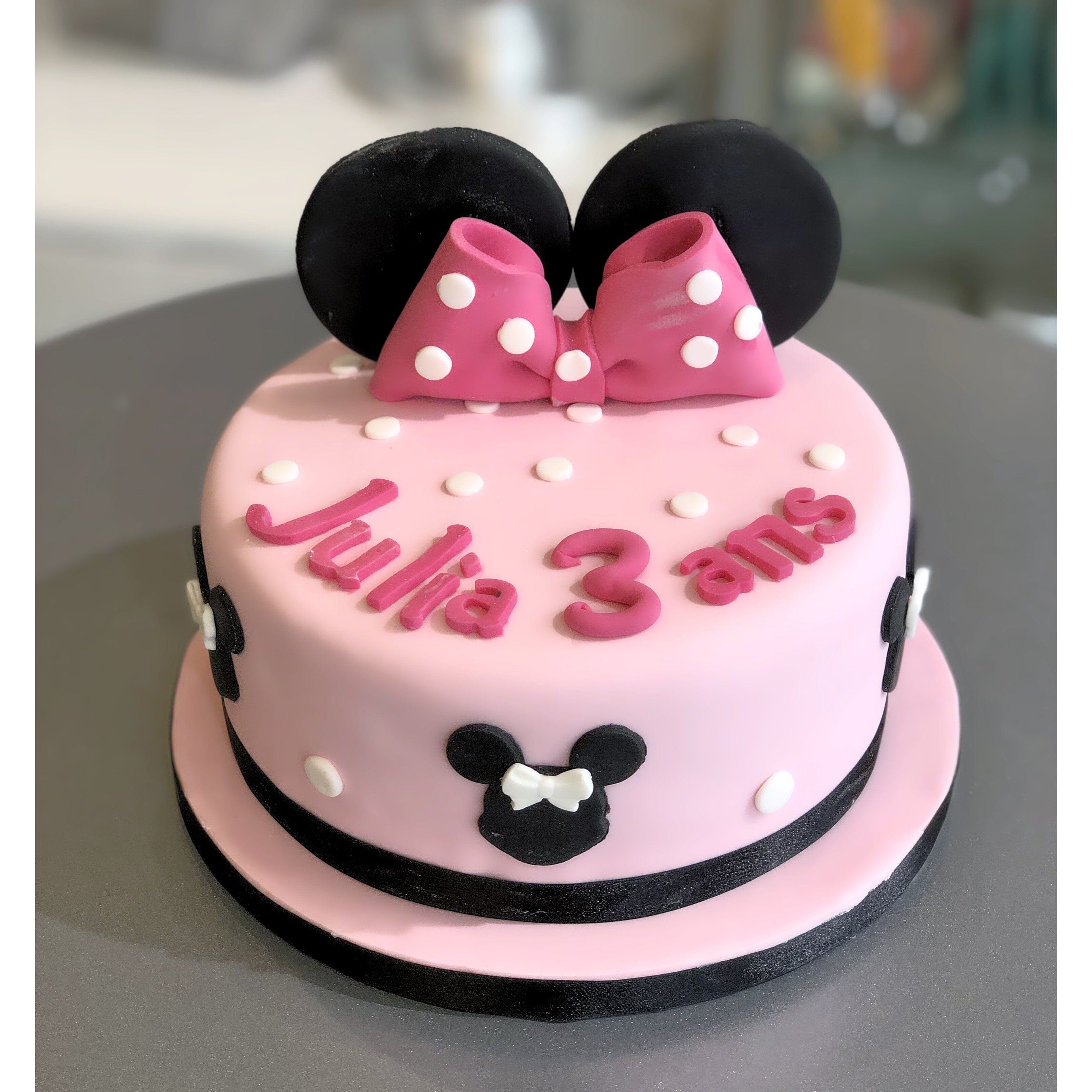 GÂTEAU MINNIE ROSE