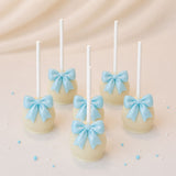 CAKE POP NOEUD BLEU