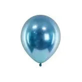 10 BALLONS 30 CM BLEU GLOSSY