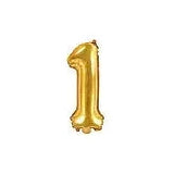 BALLON CHIFFRE 1 OR 35CM