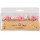18 BOUGIES SUR PIQUE JOYEUX ANNIVERSAIRE ROSE ET OR L'Atelier des Gâteaux 
