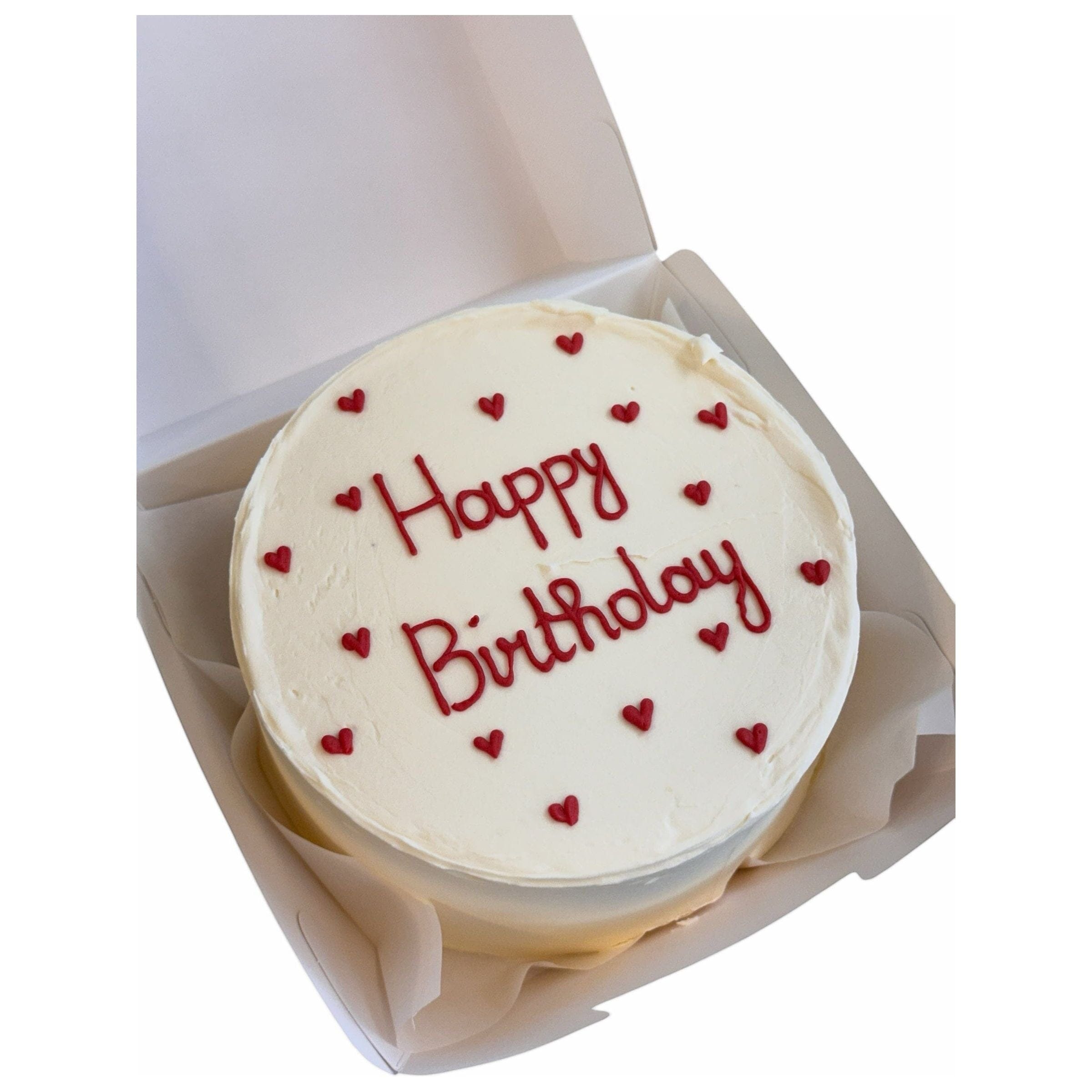 THE BENTO CAKE Texte et couleur personnalisable