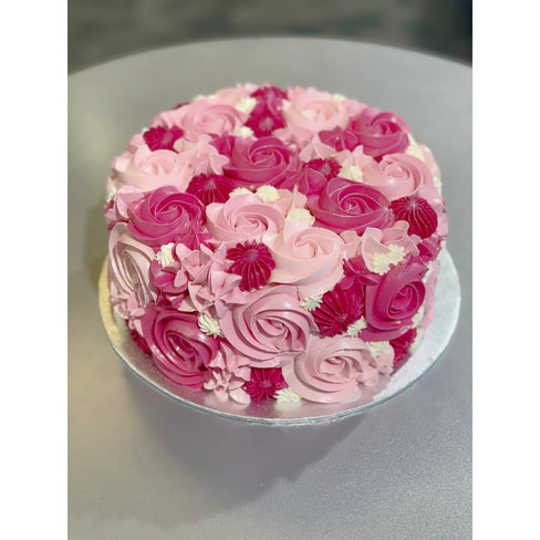 ROSETTE CAKE ROSE - L'Atelier des Gâteaux