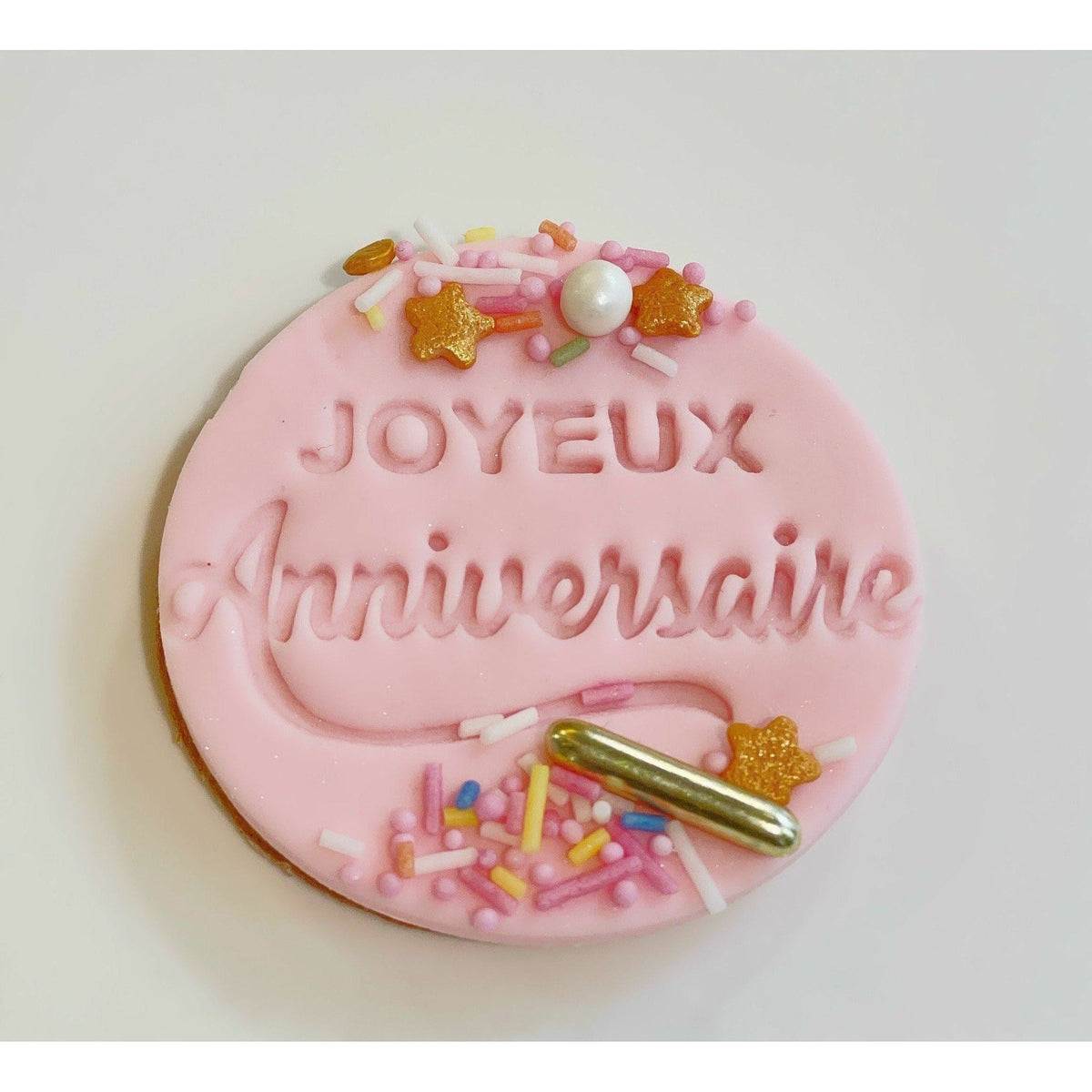 SABLÉS "JOYEUX ANNIVERSAIRE" L'Atelier des Gâteaux 