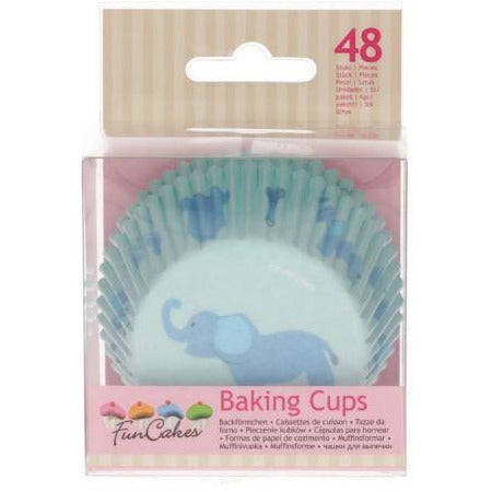 CAISSETTES ELEPHANT BLEU - L'Atelier des Gâteaux