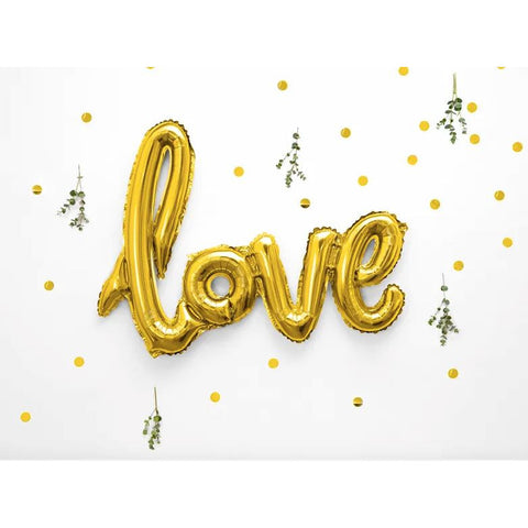 BALLON LOVE OR 73X59 L'Atelier des Gâteaux 