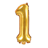 BALLON CHIFFRE OR 35CM