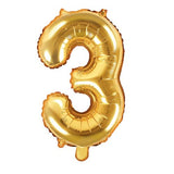 BALLON CHIFFRE OR 35CM