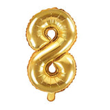 BALLON CHIFFRE OR 35CM