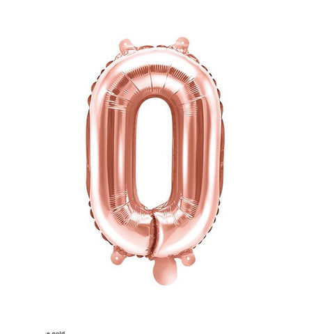 BALLON CHIFFRE ROSE GOLD 35CM L'Atelier des Gâteaux 