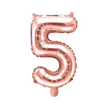 BALLON CHIFFRE ROSE GOLD 35CM