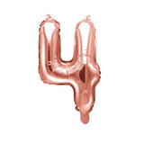 BALLON CHIFFRE ROSE GOLD 35CM
