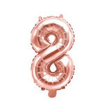 BALLON CHIFFRE ROSE GOLD 35CM
