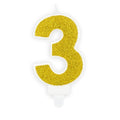 Bougie chiffre 3