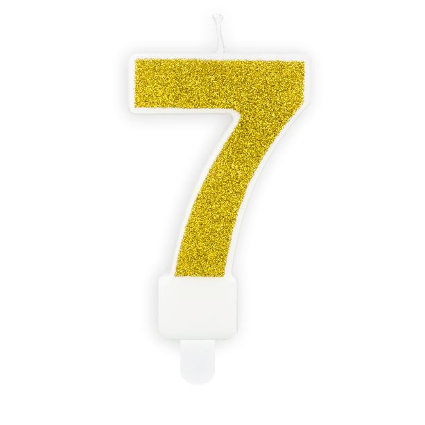 Bougie chiffre 7 L'Atelier des Gâteaux 