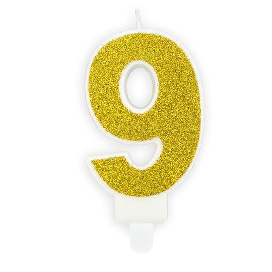 Bougie chiffre 9 L'Atelier des Gâteaux 