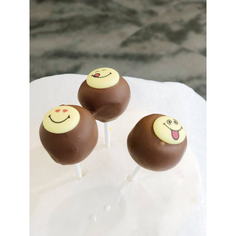 Cake pop smiley