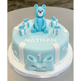 GÂTEAU OURSON BLEU