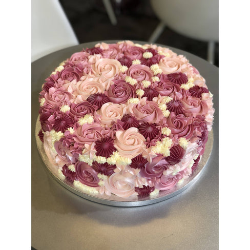 ROSETTE CAKE ROSE - L'Atelier des Gâteaux