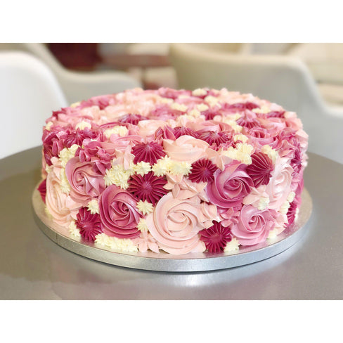 ROSETTE CAKE ROSE - L'Atelier des Gâteaux