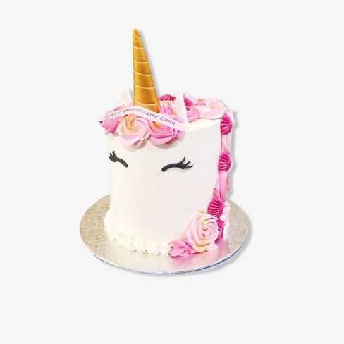 LICORNE ROSE ET DORÉ - L'Atelier des Gâteaux